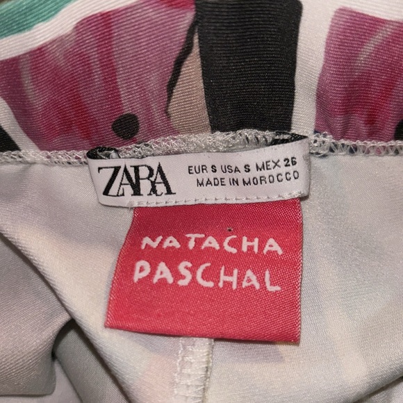 NWOT ZARA Natacha Paschal Bike Shorts - Picture 4 of 4